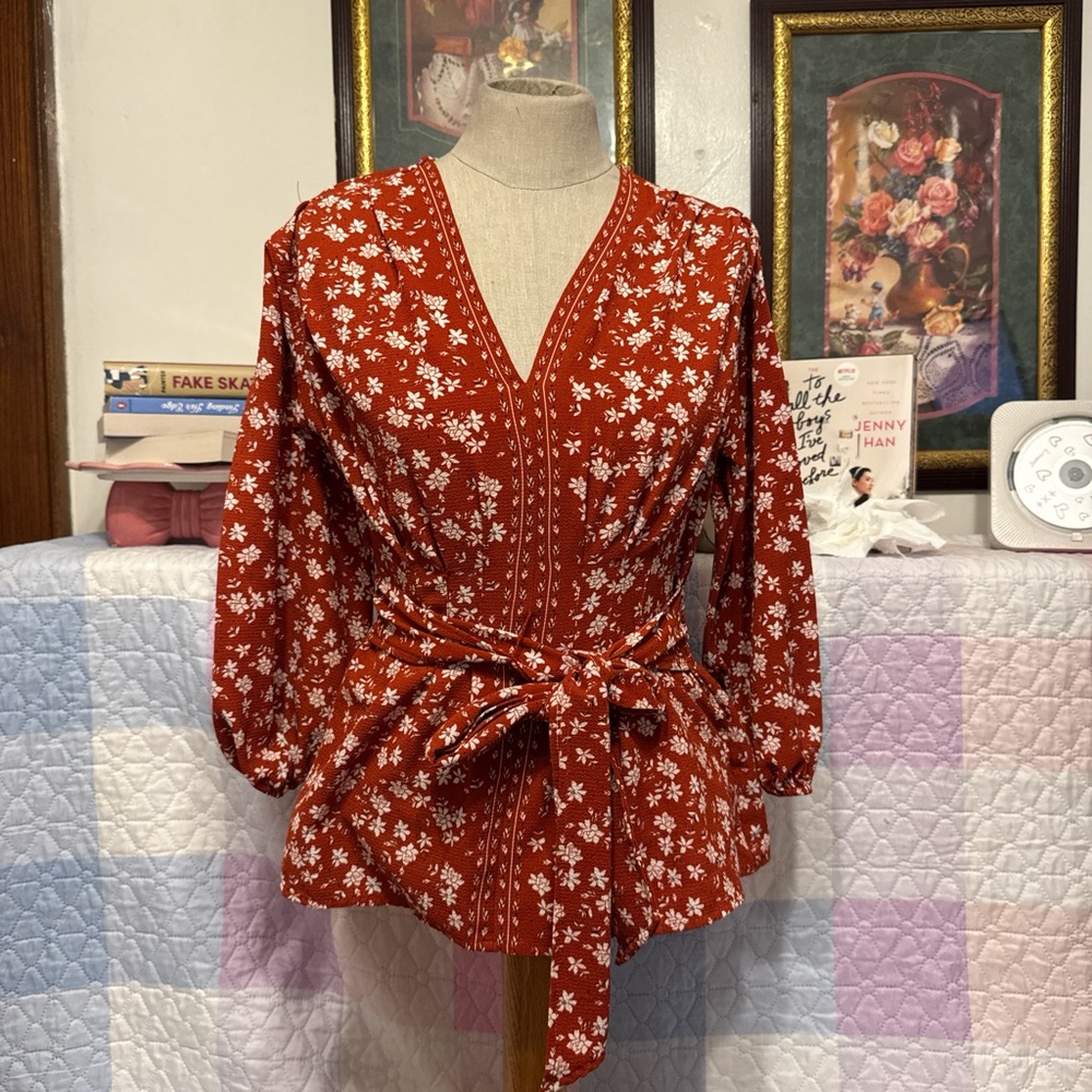 Floral blouse